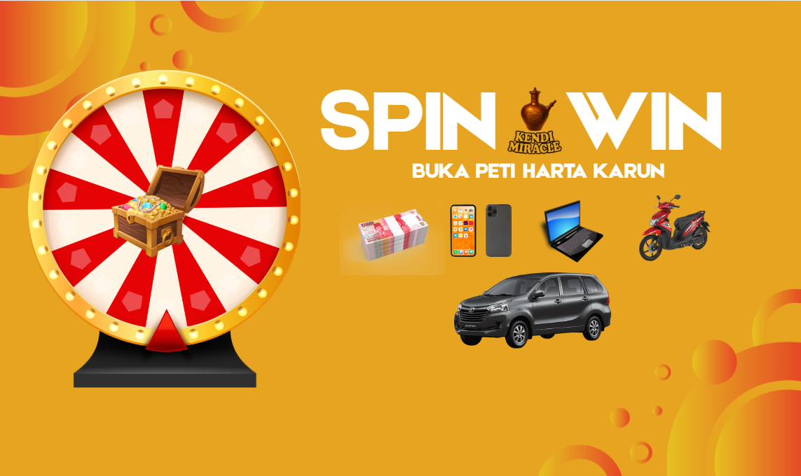 Banner promosi Spin & Win